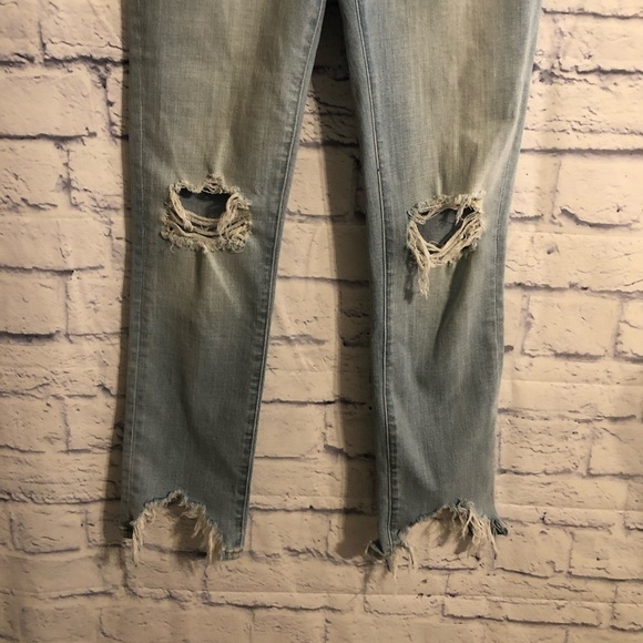 L'AGENCE High Line Skinny High Rise Fade Out Jeans Sz 24 - Picture 5 of 8